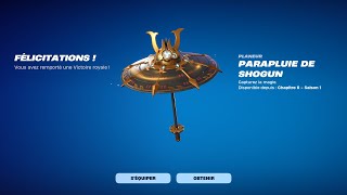 NOUVEAU PARAPLUIE GRATUIT FORTNITE PARAPLUIE DE SHOGUN (TOP 1 CHAPITRE 6 SAISON 1)