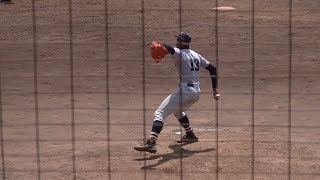 2018/7/21　【ピッチング】　万波中正 （横浜高校）　3年夏　藤沢清流戦　【日本ハム 4位】