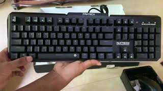 New mechanical keyboard and Gaming mouse unboxing - FANTECH PANTHEON MK882 \u0026 Blake X17