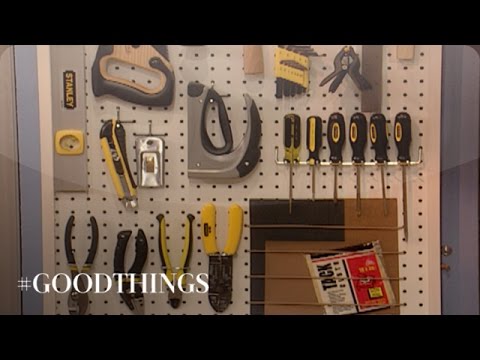 Good Things: How to Make a Pegboard Tool Organizer - Martha Stewart Good Things: How to Make a Pegboard Tool Organizer - Martha Stewart