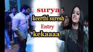 Suriya And Keerthi Suresh Dynamic Entry | Gang Pre Release Event | Keerthy Suresh | Anirudh | #Gang