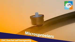 Microsproeiers voor het besproeien van plantenborders