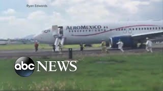 Emergency evacuation caught on camera in Mexico City