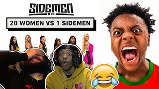 HE MIGHT HAVE THE BEST ONE 🤣😨 | REACTING TO 20 WOMEN VS 1 SIDEMEN: SPEED EDITION