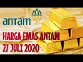 Harga Emas Antam Hari ini 27 Juli 2020, Investasi Emas