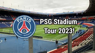 Paris Saint-Germain F.C. (PSG) Parc des Princes Stadium Tour / Walkthrough 2023 | Groundhopping #10