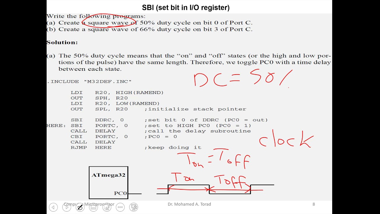 Avr Microcontroller Lecture 5 Youtube