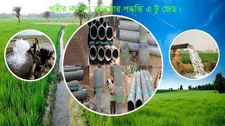 ডিপ টিউবওয়েল বসানোর পদ্ধতি । Deep Tube Wells Installation System in Bangladesh.