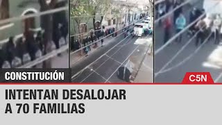 TENSIÓN en CONSTITUCIÓN: intentan DESALOJAR a 70 FAMILIAS