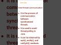 Inter-thread communication (65) #corejava