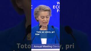 Ursula von der Leyen v Davose (2025): Musíme spojiť sily dokonca aj v časoch tvrdej konkurencie