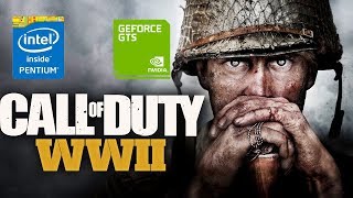 Call Of Duty WW2 On A Low End PC  | Pentium G4560 | GTS 450 | 8GB RAM (768p)