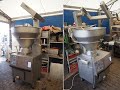 758-2: Handtmann vacuum filling machine with lifter for 200 liter meat bins and filling attachment