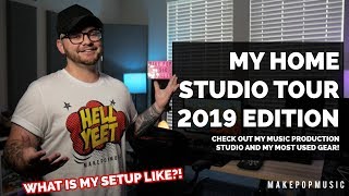 2019 Home Studio Tour (My Studio Essentials) | Make Pop Music