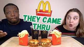 Trying McDonald's NEW Bacon Cajun Ranch McCrispy! [Food Review]