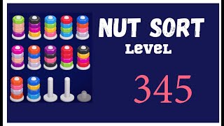 Nut Sort Level 345 Walkthrough | Nuts Sort Level 345