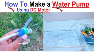 water pump working model school science project  |  DIY | simple and easy | howtofunda  innovative