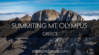 Summiting Mt.  Olympus in Greece