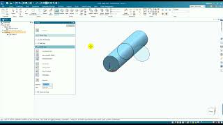 Solid Edge Multi Body - Create 2 part Body with Tangent