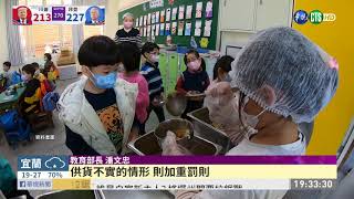 校園未用國產豬 教部修契約:可終止｜華視新聞 20201104