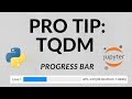 Python TQDM Progress bar - Code like Pro