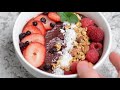 creamy acai smoothie bowl using navitas organics acai powder