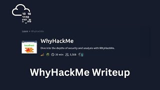 WhyHackMe Writeup | Tryhackme