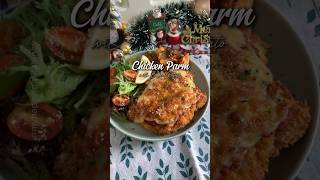 Chicken Parm with Baked Potato #homecooked #quickrecipe #christmasmenu