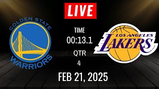 NBA LIVE! Golden State Warriors vs Los Angeles Lakers I February 21, 2025 Warriors vs Lakers 2K Live