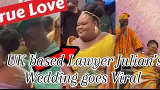 BREAKING: UK-BASED LAWYER JULIAN’S WEDDING WITH JUSTICE .. GOES VIRAL IN GHANA