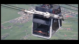 Stanserhorn, Switzerland Funicular \u0026 Cabrio ride 4K - Discover Switzerland's Mount Stanserhorn