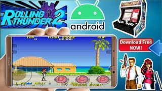 💥Rolling Thunder 2 Arcade Game+ROM+Emulator Gameplay walkthrough