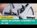 Corona ajustable AH 45 300 de wolfcraft con un diseño polivalente para la construcción