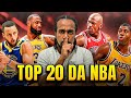 Fiz o Ranking MAIS SINCERO da NBA! (TOP 20 Baseado em Títulos)