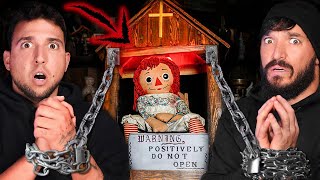5 NIGHTS in HAUNTED WARREN MUSEUM w/ THE REAL ANNABELLE *VIEWER WARNING*