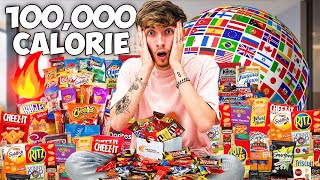 Eating 100,000 CALORIES of Exotic Snacks! *EXTREME*