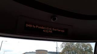 [Ibus] 349 To Ponders End, Bus garage