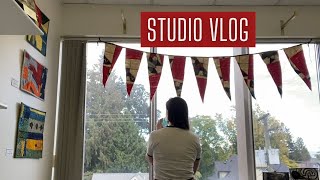 Studio Vlog | Textile Artist Art Crawl & Chatty Updates