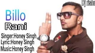 Billo Rani Jawani Teri - Chipmunk Version (Yo Yo Honey Singh) Full HD Song