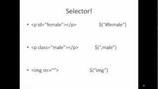 jQuery: Selectors, Methods, Effects