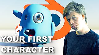 Blender : Create your first DUMB Character from scratch ! (Complete Beginner Tutorial)