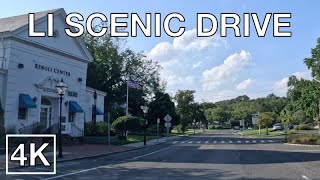 Long Island Neighborhoods - Stony Brook 4K - Best Scenic Drives in USA