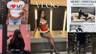 Vlog | Hair Appt + Target | Life Update | Night Life | Content Day | Holiday Pictures \u0026 XMAS