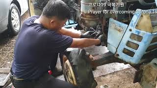 트랙터에 배터리 방전 끝판왕! 차단기 설치,Battery breaker installation