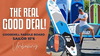 The Real Good Deal: Goosehill Paddle Board Sailor 10'6 Unboxing