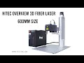 Overview of HITEC JPT 100W 3D fiber laser marking machine with 600mm size and auto focus