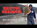 UK Beach Fishing, Fish Every Cast, Wayne Hand, Bristol Channel. 4K Drone