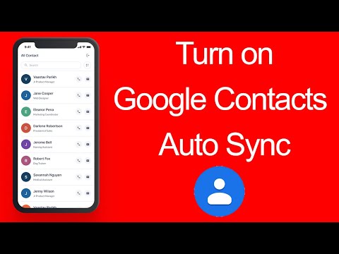 How to Turn On Google Contacts Auto Sync on Android