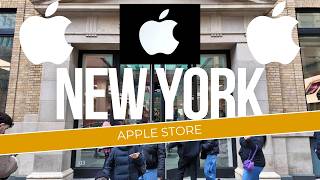 Inside APPLE SOHO STORE New York City