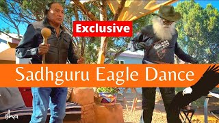 Sadhguru Performing Eagle Dance With Tohono O' odham #RideWithSadhguru